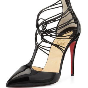 CHRISTIAN LOUBOUTIN Confusa Stiletto 100 Black Size 38.5